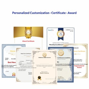 Modello di Certificato Personalizzato A4/A5 con Stampa Digitale, Certificati Onorifici, di Lavoro e di Laurea con Design Interno Premium - Product Image 5