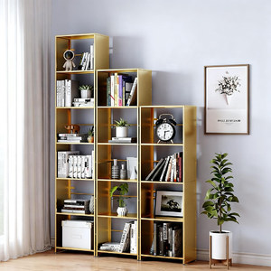 Простая книжная полка, компактная креативная полка для спальни, полка для хранения книжного шкафа, узкая многофункциональная - Product Image 1