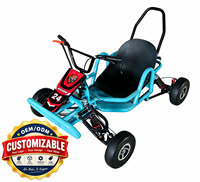 Kart de course tout-terrain personnalisable, robuste, capacité de charge de 120 kg, moteur à essence 90 cm³, pour sports d'aventure