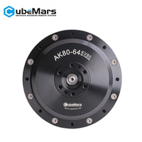 Actuador de articulación robótica con imán permanente sin escobillas CubeMars AK80-64, 48 Nm nominal, 120 Nm pico, servomotor para articulación de pierna de robot humanoide