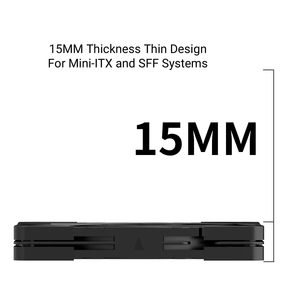 Thermokay TL-B12015 15mm超薄電腦主機殼風扇靜音4針PWM 2150RPM 120mm PC冷卻風扇 - Product Image 4