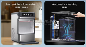 <span class=keywords><strong>ตู้</strong></span><span class=keywords><strong>แช่</strong></span>แข็งแสดงสินค้าแบบไฟฟ้าเชิงพาณิชย์ ผลิตน้ำแข็งก้อนได้ 17 กก. ต่อวัน ความจุเก็บน้ำแข็งก้อน 33 ปอนด์ เครื่องทำน้ำแข็งก้อน - Product Image 2