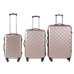 Classical Luggage High Quality <strong>pink</strong> <strong>Suitcase</strong> 3 Pcs Luggage Set - Product Image 1