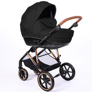 <span class=keywords><strong>Poussette</strong></span> de siège de voiture de vélo en or vente directe d'usine EN1888-1:2018 + A1:<span class=keywords><strong>2022</strong></span> <span class=keywords><strong>poussette</strong></span> de bébé 3 en 1 - Product Image 6