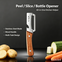 Éplucheur de légumes, couteaux de cuisine, ensemble de couteaux de cuisine, ensemble de couteaux en acier inoxydable, éplucheur de fruits et légumes de luxe