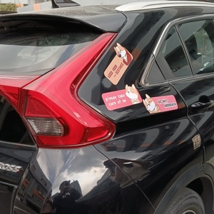 Autocollants réfléchissants personnalisés pour voitures, autocollants en vinyle promotionnels pour carrosserie, pare-chocs, portes de voiture, aimants - Product Image 5