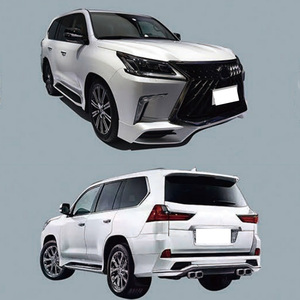 Parachoques de coche, portón trasero, faros, luces traseras, guardabarros, kit de carrocería SUV, Kit de carrocería para cambio de <span class=keywords><strong>570</strong></span> a LX 2018, estilo TRD - Product Image 3