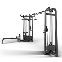 Machine professionnelle multifonctionnelle pour salle de sport et usage domestique, équipement de fitness, trainer croisé 5 stations