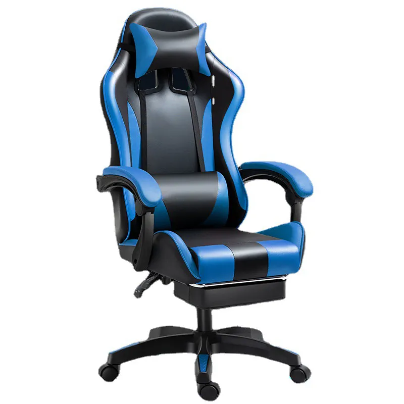 저렴한 게임 의자 PU 가죽 등받이 좌석 높이 조절 회전 게이머 Reclining 의자 전자 스포츠 PC 게이머 사무실 홈