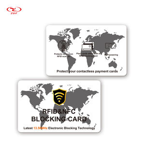 Tarjeta de Bloqueo NFC Personalizada <span class=keywords><strong>ZDF</strong></span> de 13.56MHz, Protección de Información Personal con Tarjeta de Membresía con Protección NFC - Product Image 3