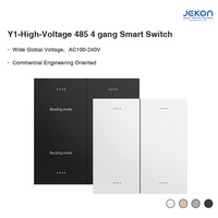 Interrupteur intelligent 4 voies AC110V 250V RS485, intégration transparente avec les systèmes de contrôle centralisé et les systèmes hôteliers