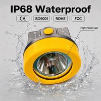 Lámpara Frontal LED KL3LM Impermeable IP68 Recargable de 3000 mAh para Minería y Camping