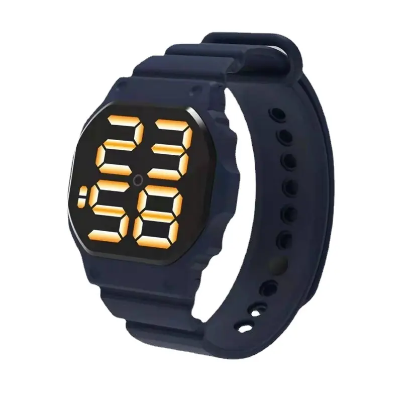 LED Digital Kids Watches Luminous Waterproof Sport Children Watch Silicone Strap Electronic Wrist Watch For Children