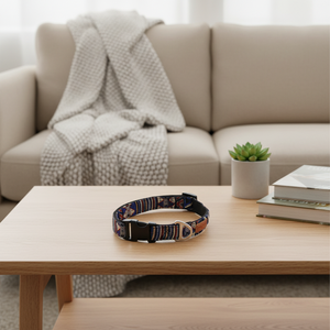 Renkli Şerit Desenli Köpek Tasması Küçük Orta Büyük Köpekler için Ayarlanabilir Dayanıklı Köpek Tasmaları - Product Image 5