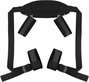 <span class=keywords><strong>BDSMS</strong></span> Kit de contraintes de lit Poignet Jambe Sangles De Retenue Main Cheville Poignets Adultes Lit Sexe Bondage Contraintes Ensemble Sex Play pour Couples - Product Image 3