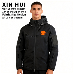 Chaqueta Táctica de Invierno Impermeable con Capucha para Hombre, Estilo Techwear, de Lujo, Cortavientos, para Exteriores, con Forro Polar - Product Image 2