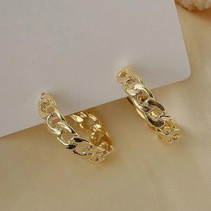 Anillos de Cadena Modernos, Chapados en Oro de 18K, Aleación, Joyería Unisex de Moda, Uso Diario, Regalo para Mujeres y Hombres - Product Image 4