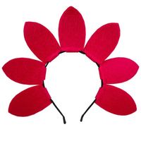 Serre-tête fleuri en tissu, bandeau à pétales fait main, style doux, accessoire capillaire décontracté pour femme