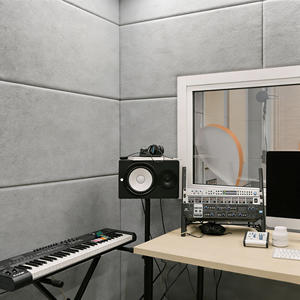 Panel Acústico <span class=keywords><strong>de</strong></span> Alta Densidad <span class=keywords><strong>de</strong></span> 24 mm, Clasificado Contra Incendios, Tallado por CNC, Precisión <span class=keywords><strong>de</strong></span> 0.1 mm, NRC 0.95, Insonorizante, Moderno y Ecológico - Product Image 1