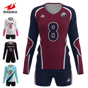 Zhouka Design gratuito di qualsiasi colore da <span class=keywords><strong>pallavolo</strong></span> uniforme da donna vestiti da <span class=keywords><strong>pallavolo</strong></span> per <span class=keywords><strong>Set</strong></span> - Product Image 5