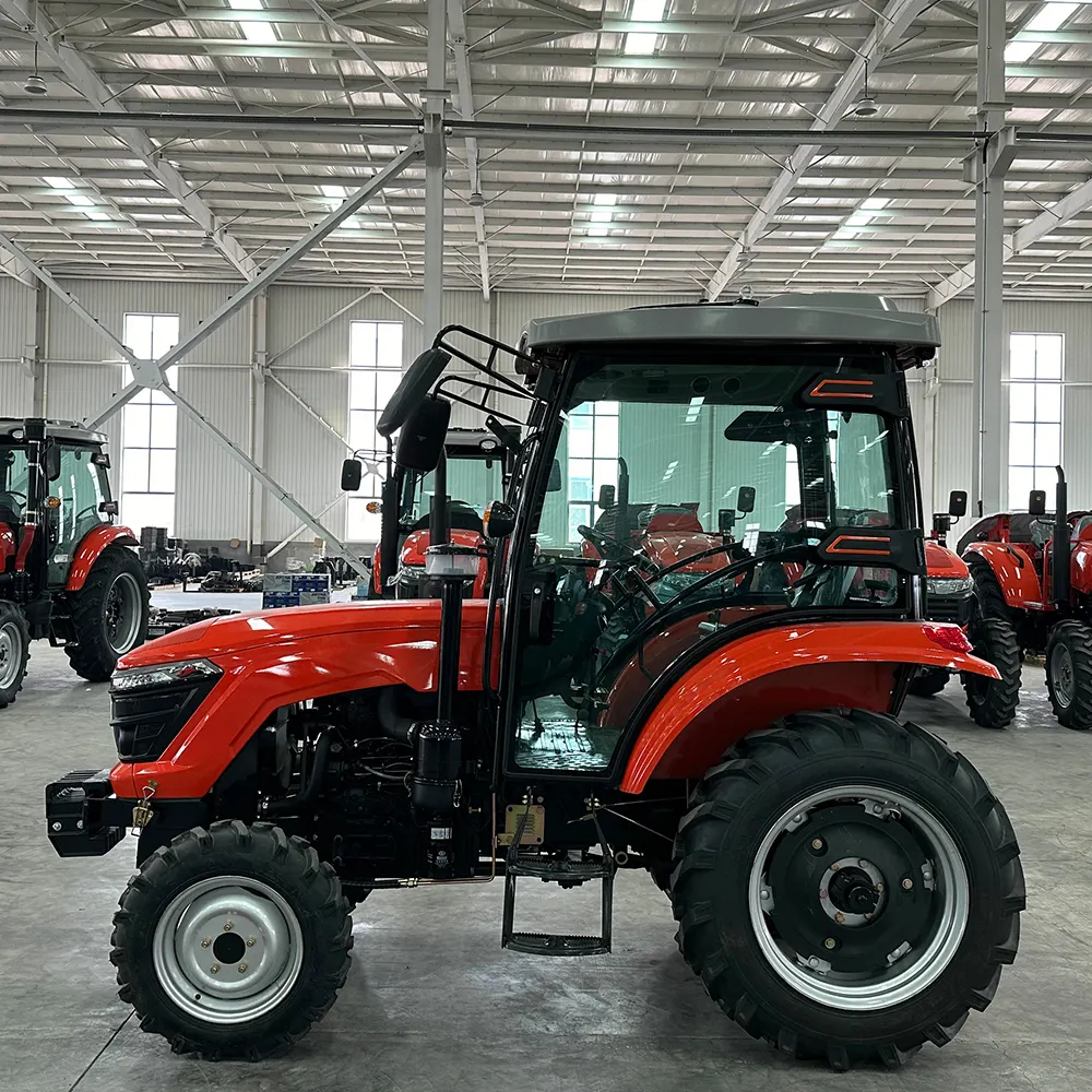 QILU 2024 empresas que fabrican tractores agrícolas 4x4 25HP 30HP 35HP 40HP 50HP 60HP 70HP tractor con cabina