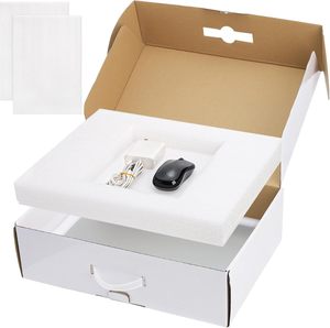 Boîte pour <span class=keywords><strong>ordinateur</strong></span> portable avec mousse de protection, boîte d'expédition en carton pour <span class=keywords><strong>ordinateur</strong></span> portable, boîtes de colis sécurisées pour <span class=keywords><strong>ordinateur</strong></span> portable jusqu'à 17,3 pouces - Product Image 1