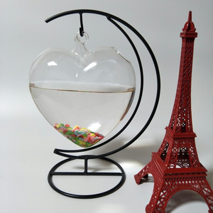 Yaratıcı şeffaf hidroponik asılı Betta tankı ev masa dekoru asılı Mini cam su tankı akvaryum - Product Image 6