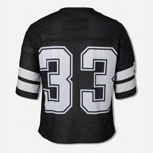 Maglietta personalizzata da calcio in maglia corta a manica corta ad asciugatura rapida maglietta da calcio Streetwear da Baseball girocollo maglia rilassata - Product Image 3