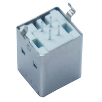 Conector Hembra USB 2.0 Tipo B Vertical DIP de 4 Pines