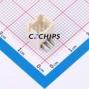 ZX-PHB2.0-2-3PWZ Wire-to-Board Pin Header Bent Lead Through Hole,P=2mm Connector 2x3P 2mm Right Angle Insert PHB - Product Image 1