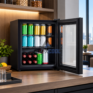 Réfrigérateur commercial APEX 21L 52L 70L 100L avec porte vitrée pour boissons, mini-<span class=keywords><strong>bar</strong></span> d'hôtel - Product Image 1