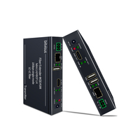 10KM HDMI, USB, RS232, garansi 3 tahun profesional pemancar & penerima serat optik 4K