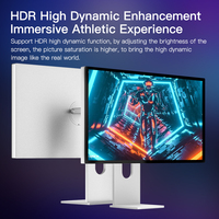Kuycon Q27A Vente directe d'usine Moniteur d'affichage à LED ultra haut de gamme 27 pouces 65W Charge inversée 165Hz Taux de rafraîchissement PCs/ordinateurs