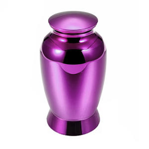Новая металлическая урна для животных 75x45 мм, современный дизайн, фиолетовая, без рисунка, открывающаяся, Китай, для любимых людей - Product Image 6
