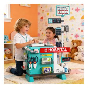 Kit de Doctor Imaginativo para Niños, Equipo Médico de Juguete, Juego de Imitación de Hospital, Juego de Roles Educativo, Juguetes de Aprendizaje, Regalo - Product Image 6