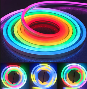12V Neon Ống kỹ thuật số RGB ws2811 đầy màu sắc smd3838 rgbic Neon <span class=keywords><strong>LED</strong></span> Strip với kết nối kỹ thuật số Neon <span class=keywords><strong>LED</strong></span> Flex Strip ánh sáng - Product Image 2