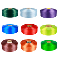 Hilo de Polipropileno 100% Resistente a la Abrasión Directo de Fábrica, Hilo de PP 300D-2100D en Varios Colores para Cuerdas y Cordones