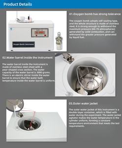 เครื่องวัดความร้อนด้วยออกซิเจนแบบระเบิดอัตโนมัติสำหรับผลิตภัณฑ์ปิโตรเลียม XRY-1A aoda - Product Image 6