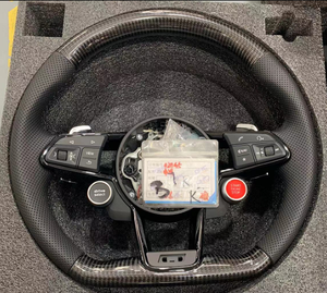 Leather Steering Wheel Upgrade for Audi Rs Rs3 <strong>Rs7</strong> A3 A4 A5 A7 Q7 Tt Tts R8 Steering Wheel Carbon Fiber <strong>LED</strong> Ohc Motors - Product Image 6