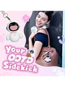 <span class=keywords><strong>Robot</strong></span> intelligent Eiliko AI, compagnon de compagnie de la taille d'une paume, interaction expressive, pendentif de sac - Product Image 6