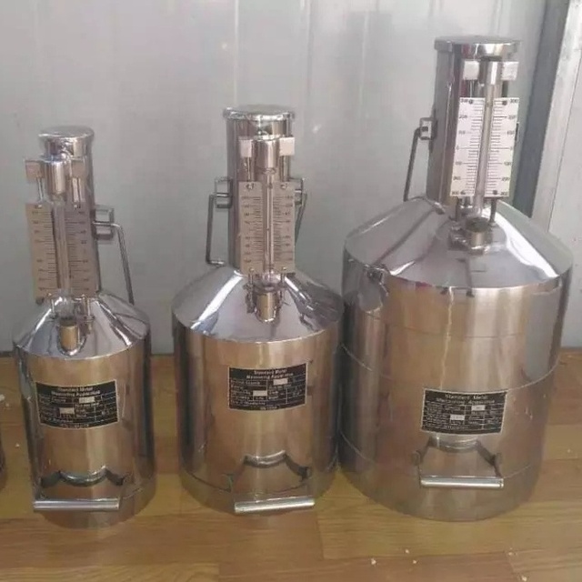 Stainless Steel Fuel Measure Can Calibration Tank Calibration Cans