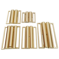 Garantía de calidad Traje de baño Sujetador de metal Broche Conector de Bikini dorado para Lencería
