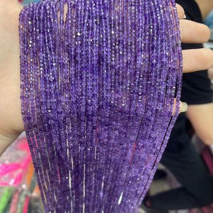 ลูกปัดคริสตัลเหลี่ยมเพชรพลอย<span class=keywords><strong>สี</strong></span>่เหลี่ยมขนาด<span class=keywords><strong>เล็ก</strong></span>2.5มม. ลูกปัดหินอัญมณีทรงลูกบาศก์ทรงหลวมลูกปัดหินธรรมชาติสำหรับอุปกรณ์ DIY - Product Image 4