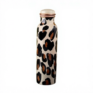 <b>Copper</b> Designer Water <b>Bottle</b> with Lacquer Coating Leak Proof 1000ml Pure <b>Copper</b> <b>Drinking</b> <b>Bottle</b> for Ayurveda Yoga Daily - Product Image 6