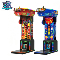 Machine de boxe commerciale à monnayeur pour parc d'attractions et centre de divertissement familial, testeur de force de frappe