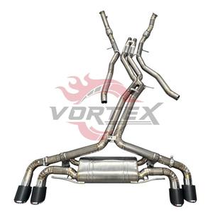 Système d'échappement Catback en alliage de titane Vortex Grade 5 pour Porsche Cayenne 9Y0 4.0T 2019-2025 Ti Valved Catback Installation facile - Product Image 6