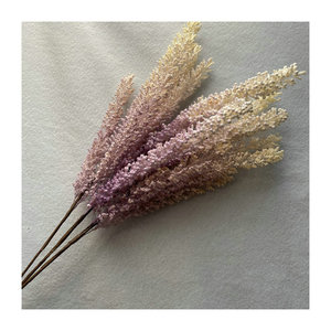 Flores Artificiales Queyiyi, Hierba de Cola de Zorro, Bonsái, Espigas de Mijo y Cañas, Decoración de Bodas, Arreglo Floral Seco Realista - Product Image 5