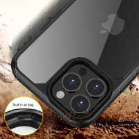 Coque de protection hybride en TPU avec pare-chocs et coque rigide transparente en PC, robuste, pour iPhone 13, 13 mini, 13 Pro 2021