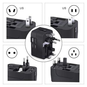 RRTRAVEL <span class=keywords><strong>Universal</strong></span> <span class=keywords><strong>adapter</strong></span> mit 8 Steckdosen Dual USB-Anschlüsse Hot Sale Reise <span class=keywords><strong>adapter</strong></span> Mit UK EU US AUS-Stecker für den Krankenhaus gebrauch - Product Image 4
