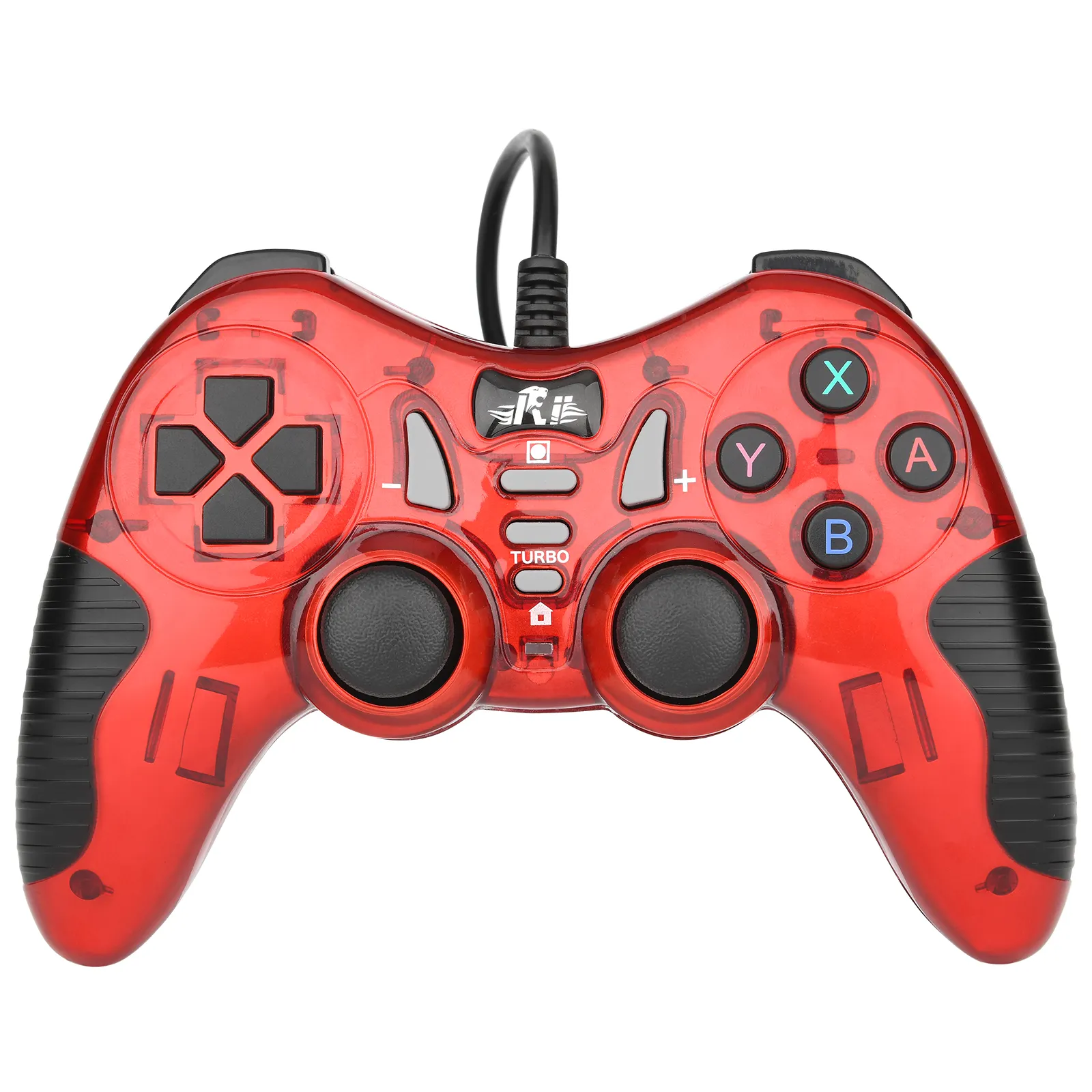 Gaming Wired Gamepad Controller Rii GP500+ for Windows 7/8/10/Laptop Games PS3/PS4 Android Steam Switch Multi-Platform Vibrating